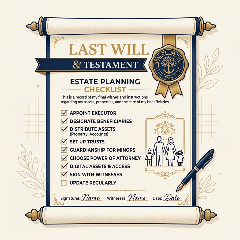 Checklist hoạch định di sản Việt Nam với các mục tích điểm gold viền navy cổ điển - Nguyễn Ngọc Ưng