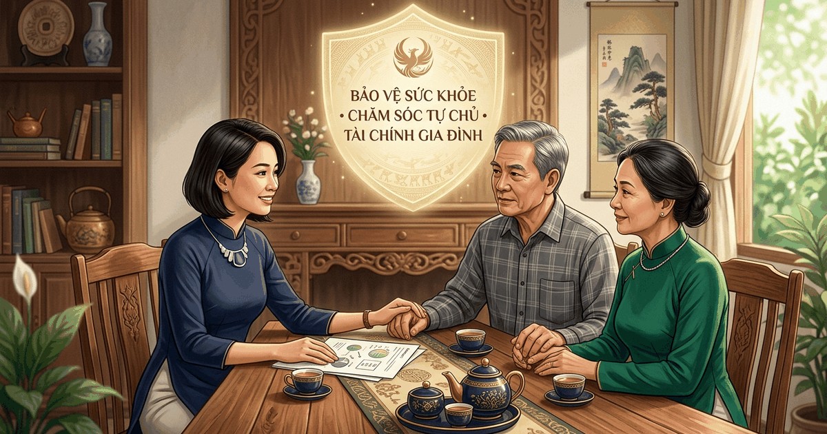 Hoạch định tài chính bảo vệ sức khỏe và tự chủ tài chính cho cha mẹ trên 60 tuổi