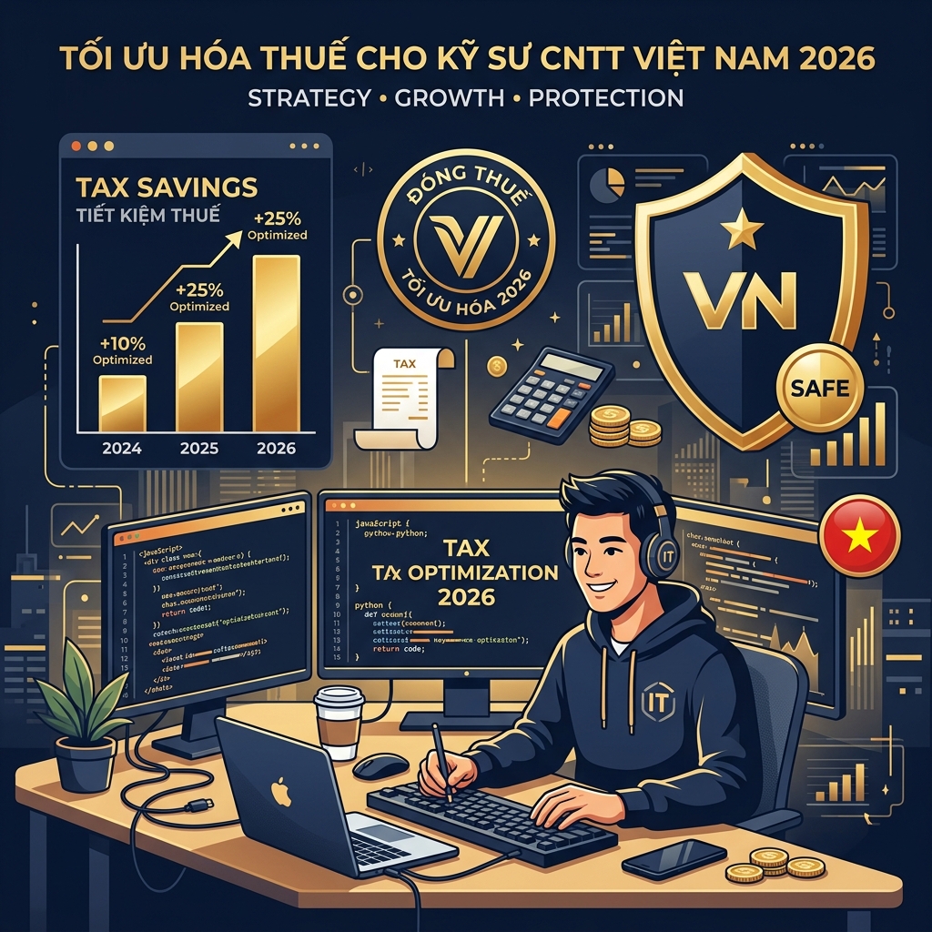 Kỹ sư IT và lập trình viên làm việc từ xa remote cho công ty đa quốc gia nhận dòng tiền ngoại tệ tối ưu thuế TNCN - Nguyễn Ngọc Ưng