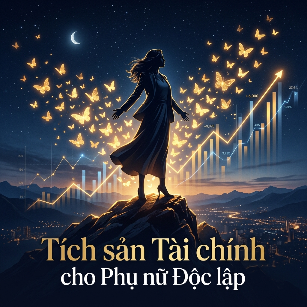 3D book cover cẩm nang Tích sản phụ nữ tự chủ & Single Moms - Nguyễn Ngọc Ưng